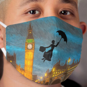 Magical Nanny Over London Cloth Face Mask