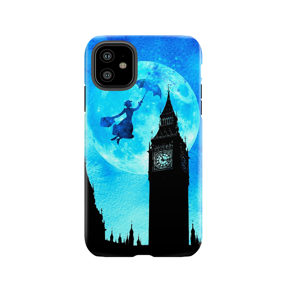 Magical Watercolor Night - Mary Poppins Tough Phone Case