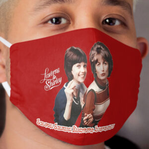Making our dreams come true - Retro Laverne and Shirley Tribute Cloth Face Mask
