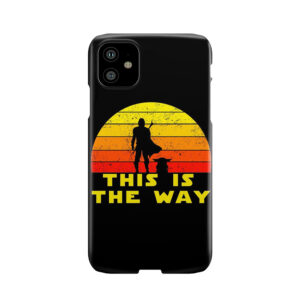 Mando Retro This Is The Way And The Baby Vintage Phone Case