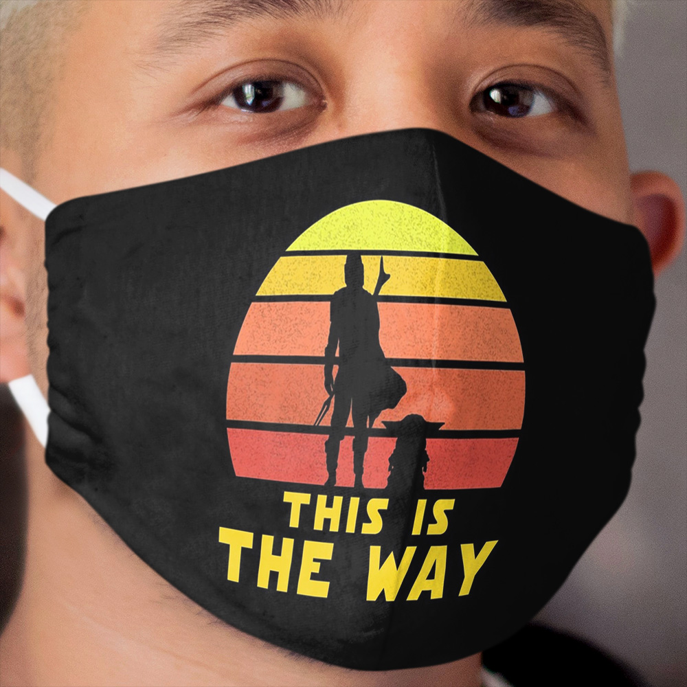 mando retro vol.1 Cloth Face Mask