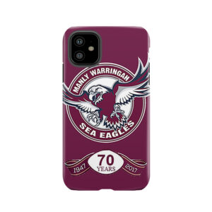 Manly Sea Eagles Logo - 70 Years Tough Phone Case