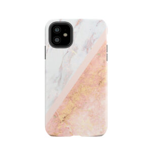 Marble & Rose Gold Tough Phone Case