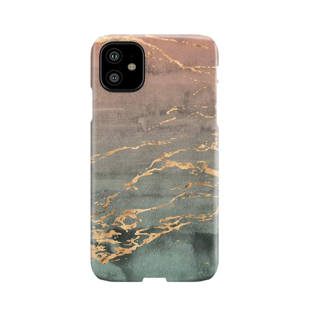 Marble Gold Coral Mint Gradient Phone Cover Phone Case