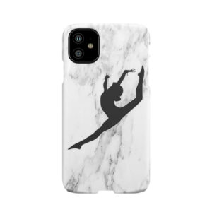 Marble Gymnast Silhouette Phone Case