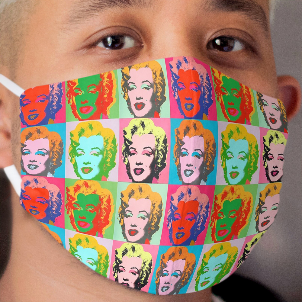 Marilyn Pop Art Cloth Face Mask