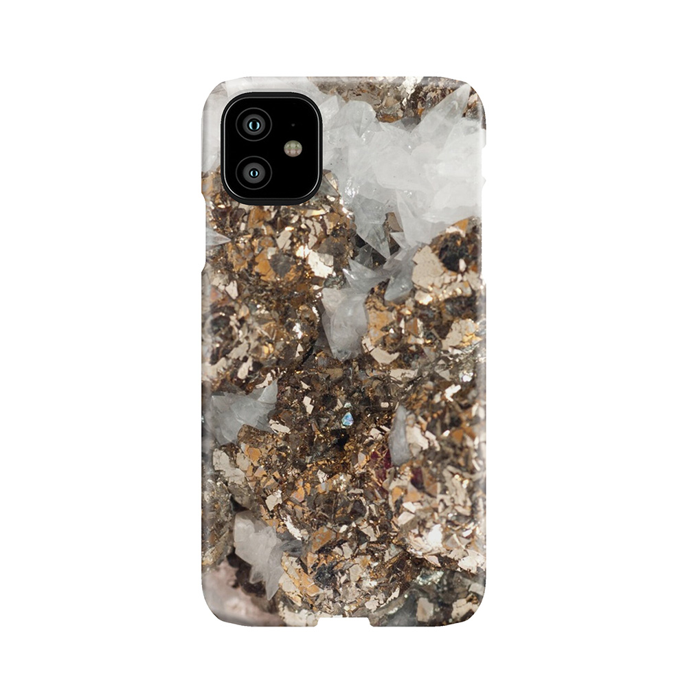 Marriage Of Pyrite And Quartz Phone Case