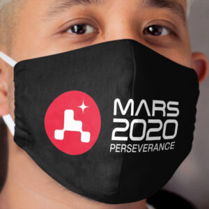Mars 2020 Perseverance Rover HQ logo Cloth Face Mask