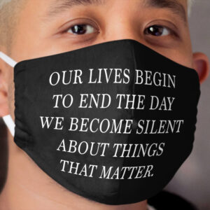 Martin Luther King, Jr. Quote Cloth Face Mask
