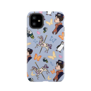 Mary Poppins Pattern Tough Phone Case