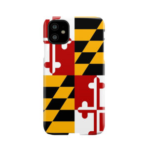 Maryland Flag Phone (V) Phone Case
