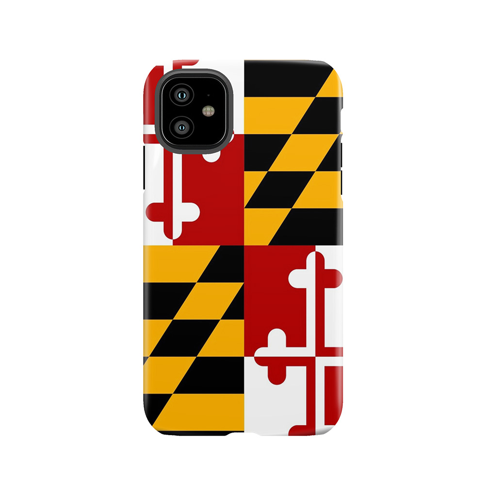 Maryland Flag Phone (V) Tough Phone Case