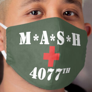 MASH 4077th ,, Hoodie, Cloth Face Mask