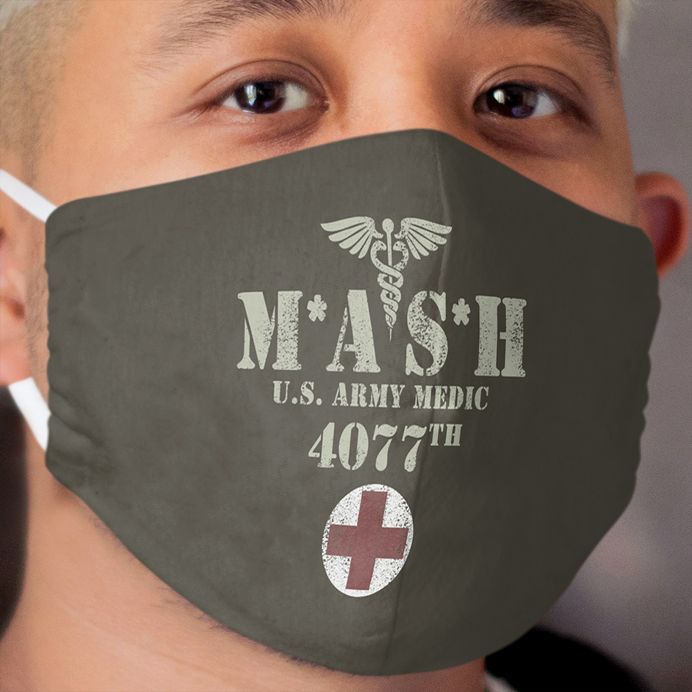 MASH (distressed design) Cloth Face Mask
