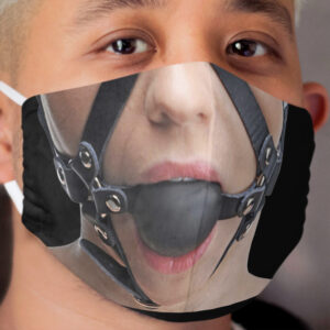 mask Funny Ball Gag Cloth Face Mask
