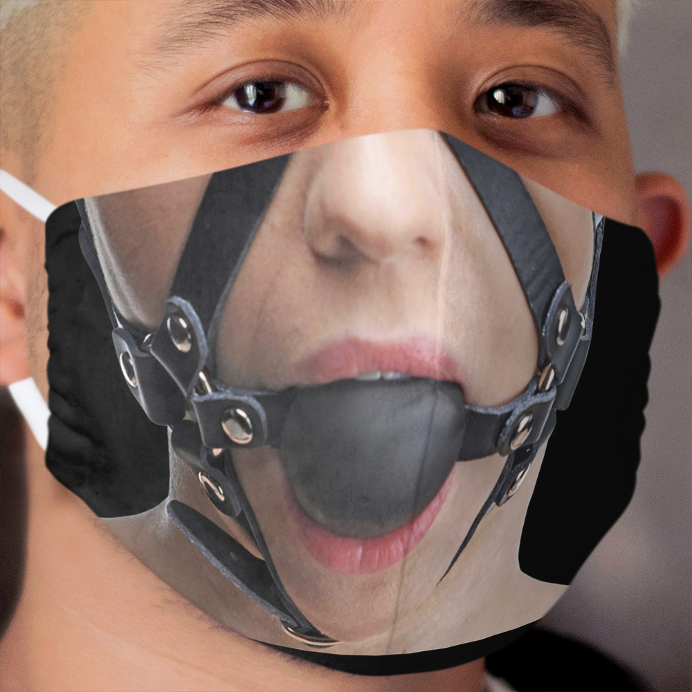 mask Funny Ball Gag Cloth Face Mask