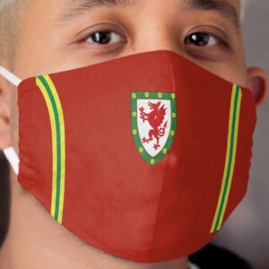 Mask in the style of the famous Welsh kit Cloth Face Mask