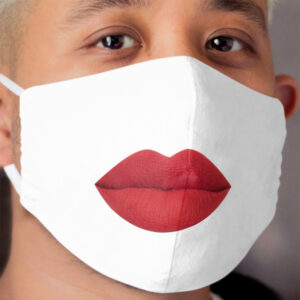 Mask mouth red lips mouthguard Cloth Face Mask