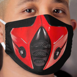 mask red for the kombat Cloth Face Mask