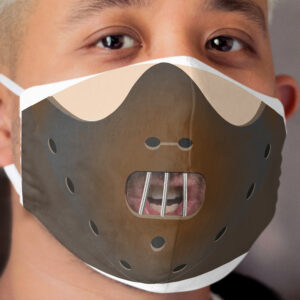 mask the silence of the lambs angry Cloth Face Mask