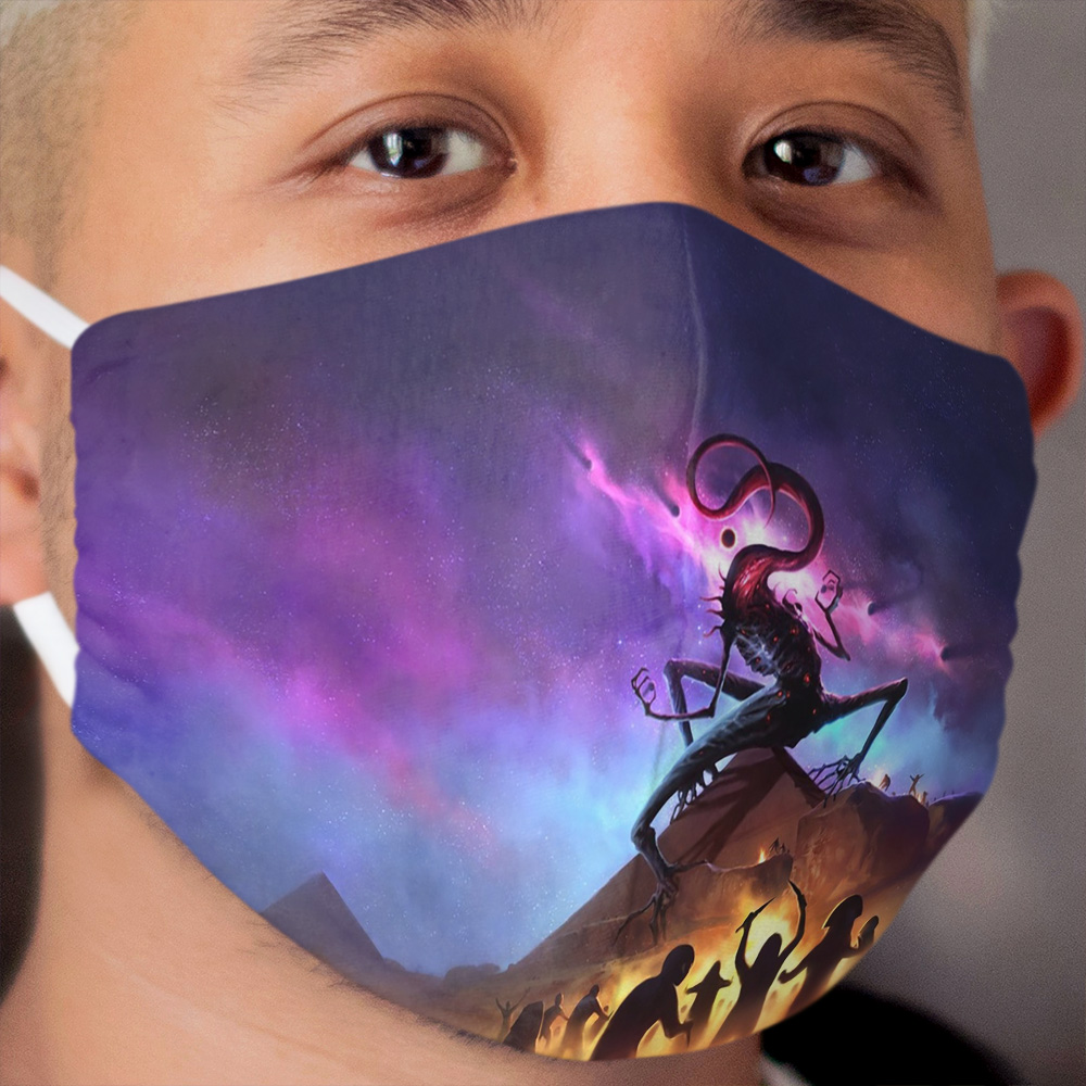 Masks of Nyarlathotep, Book 2 Cover by Sam Lamont Cloth Face Mask