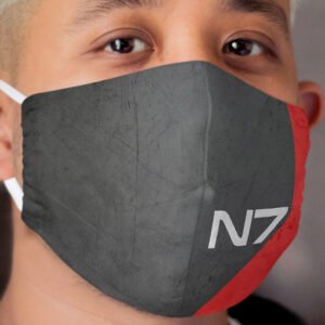 Mass Effect N7 Cloth Face Mask 2