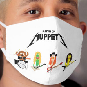 Master of Muppets - Muppets as Metallica Band Cloth Face Mask