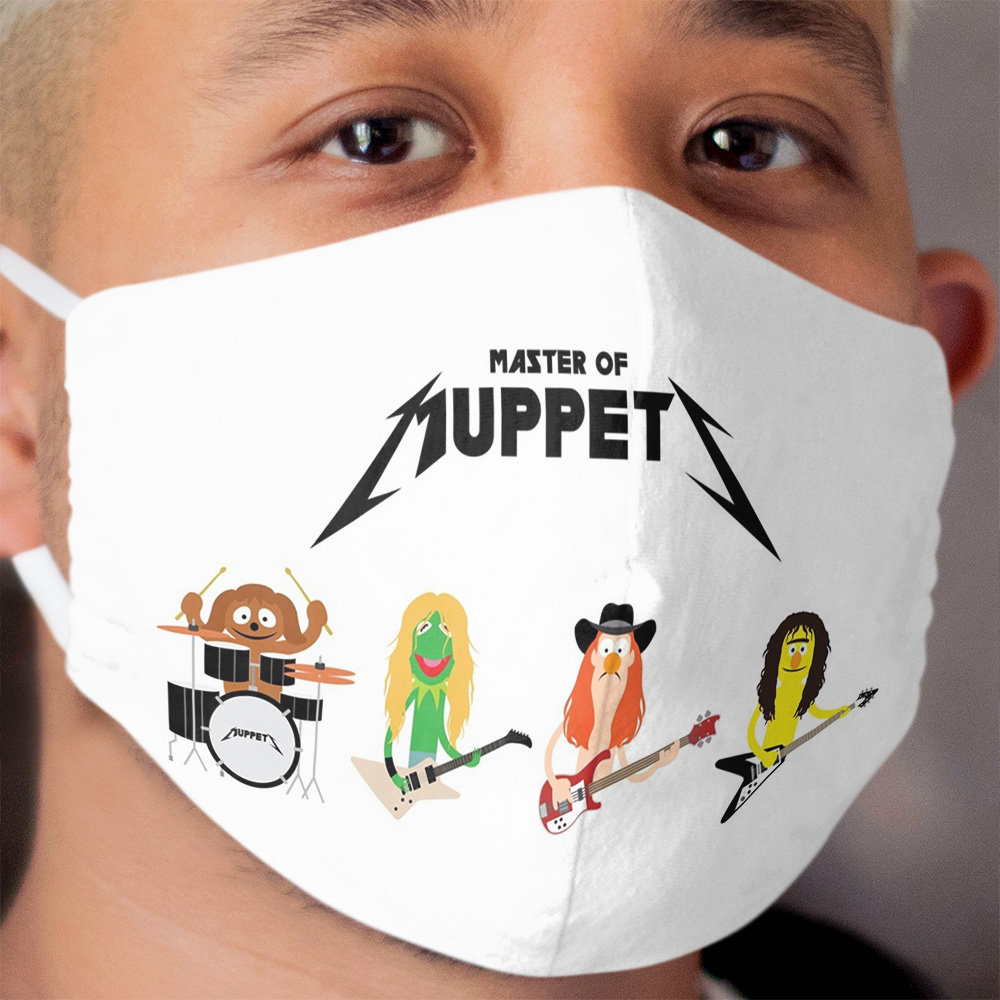 Master of Muppets - Muppets as Metallica Band Cloth Face Mask