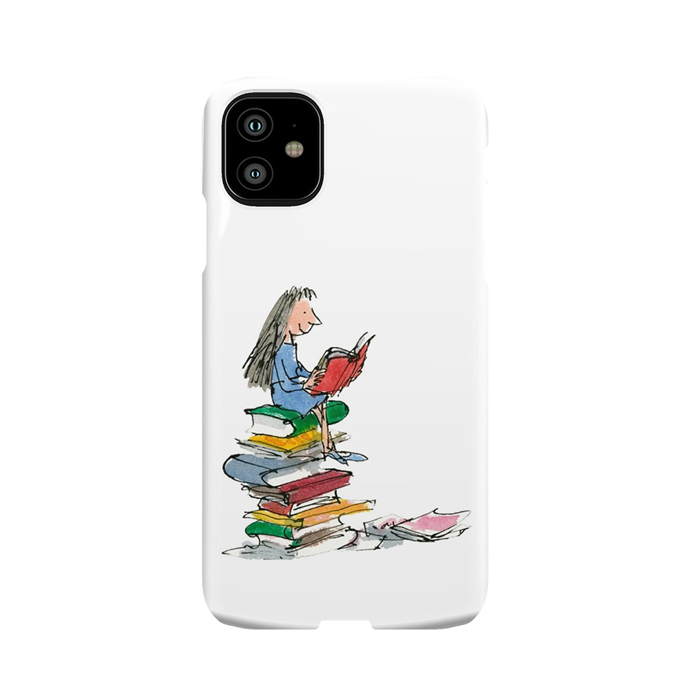 Matilda Roald Dahl Watercolour Illustration Phone Case