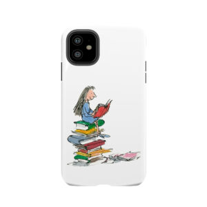 Matilda Roald Dahl Watercolour Illustration Tough Phone Case