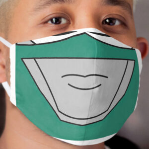 May The Power Protect You - Green Cloth Face Mask