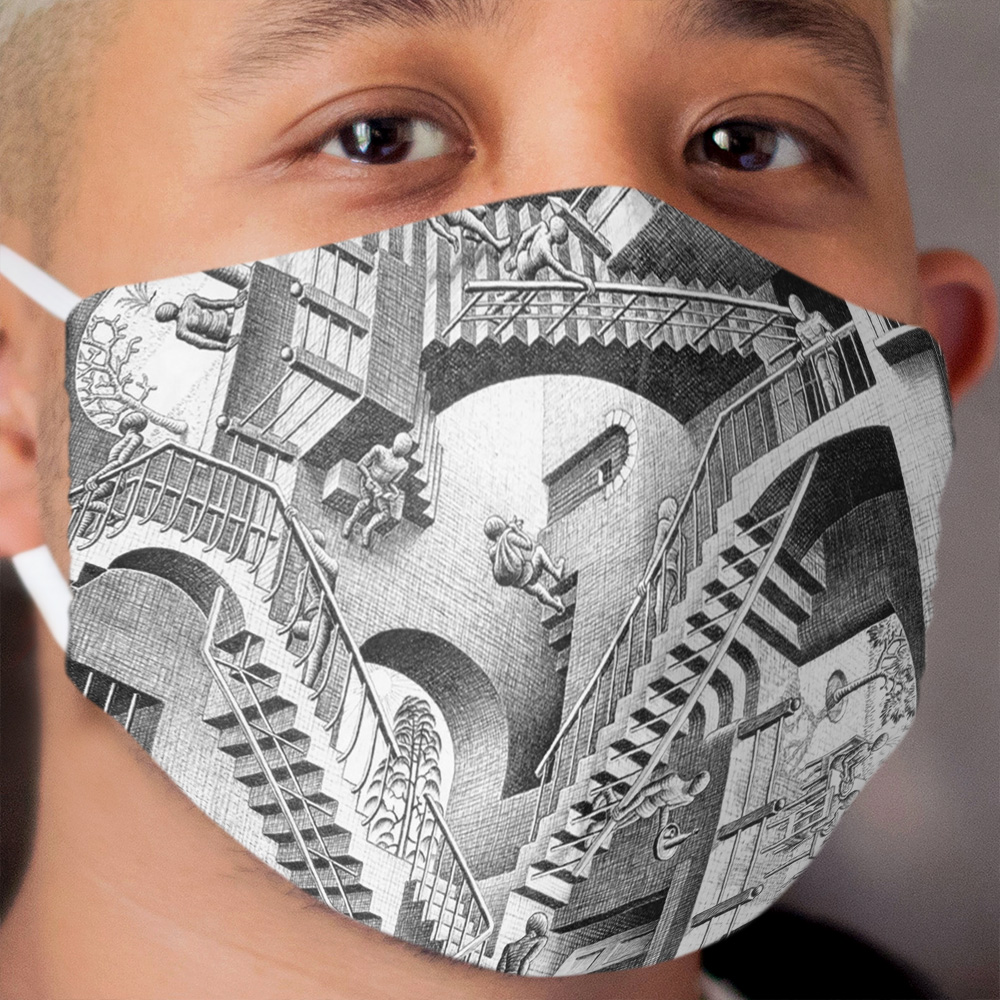 MC Escher Cloth Face Mask