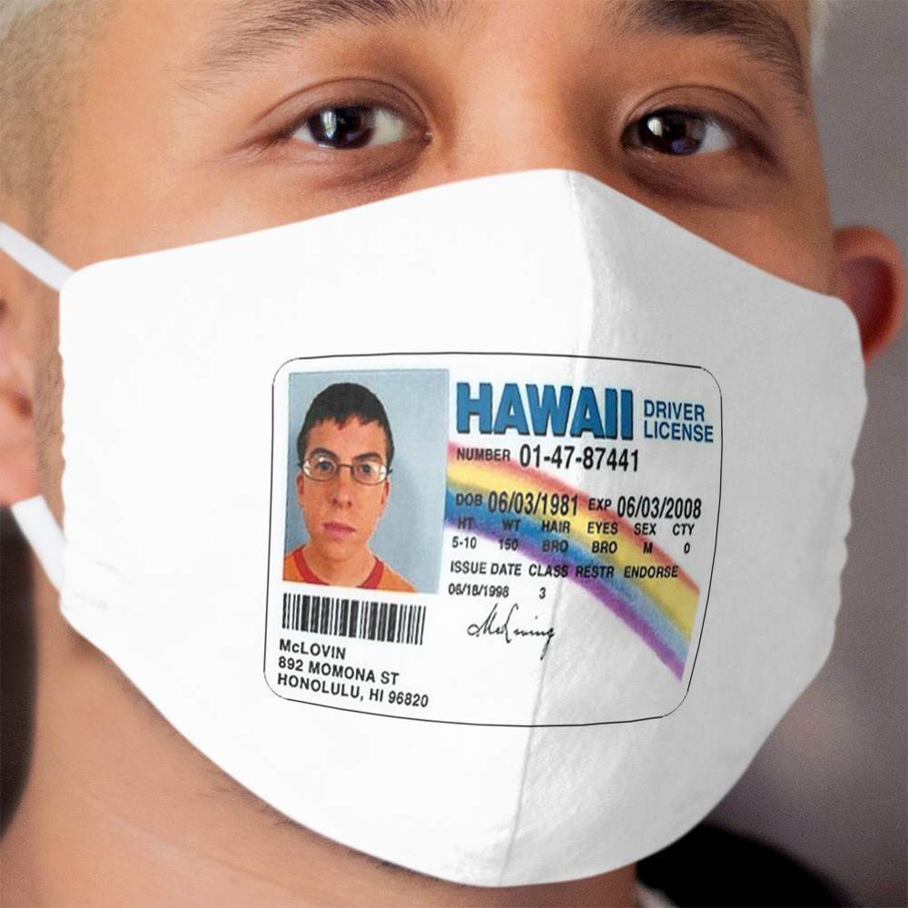 McLovin Cloth Face Mask