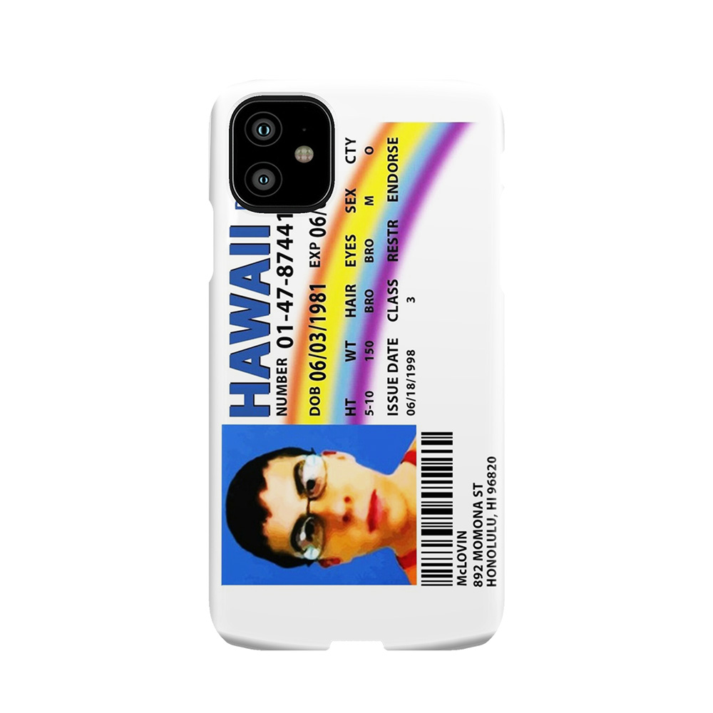 Mclovin Superbad Drivers License Replica 2 Phone Case