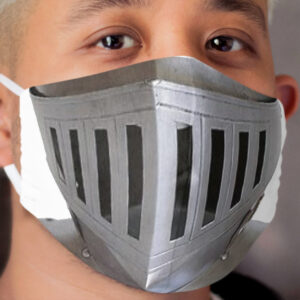 Medieval Knight Helmet Cloth Face Mask