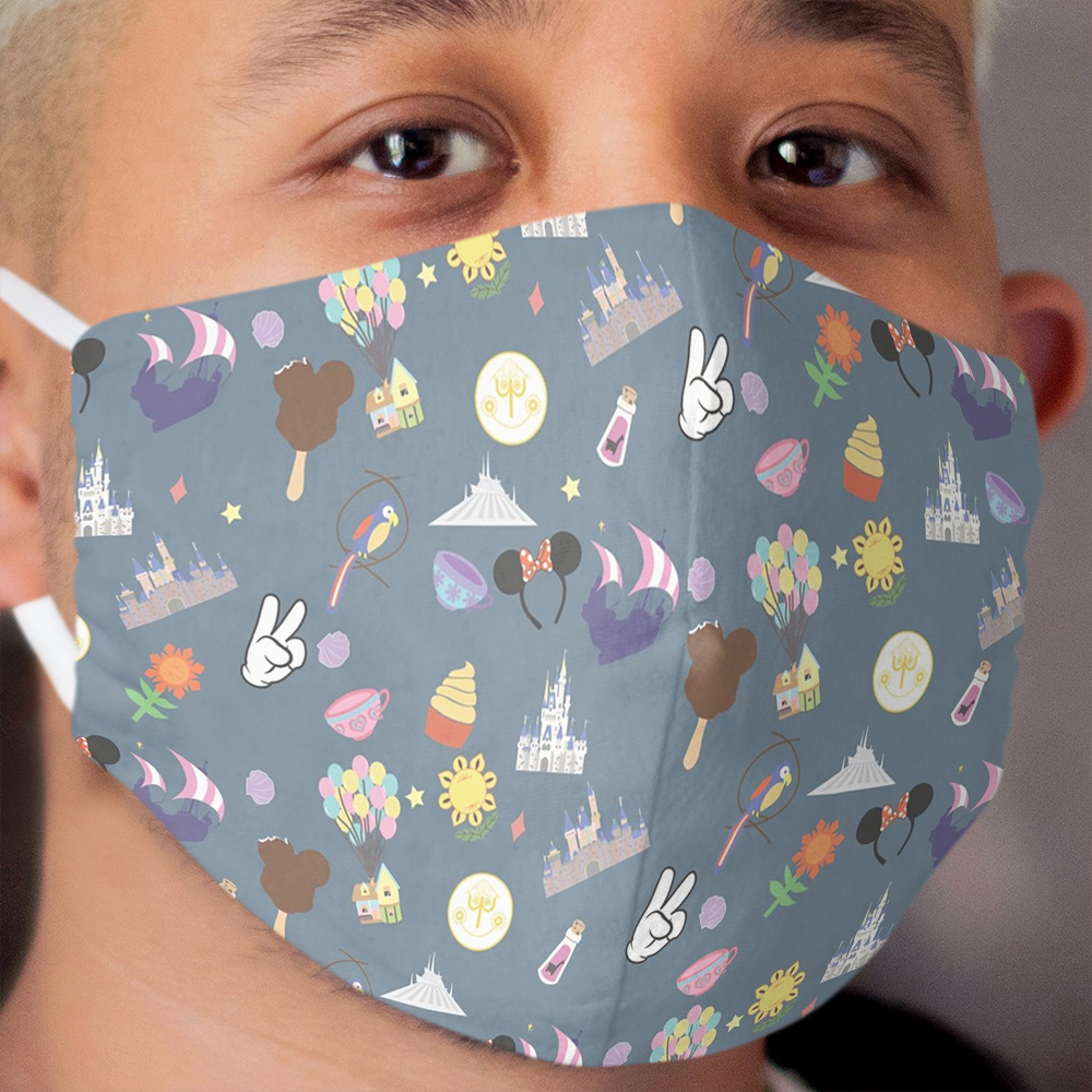 Meet Me at My Happy Place Cloth Face Mask