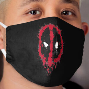 Mens Best Deadpool's Splatter Icon Graphic Cloth Face Mask