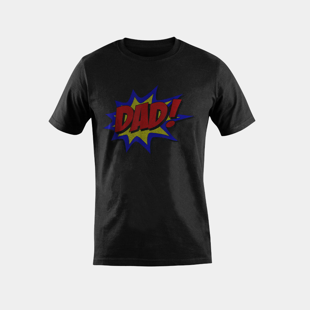 Mens Dad Comic Book T-Shirt T-Shirt