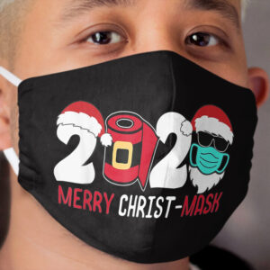 Merry Christ Cloth Face Mask 2020 Quarantine Christmas Santa Cloth Face Mask