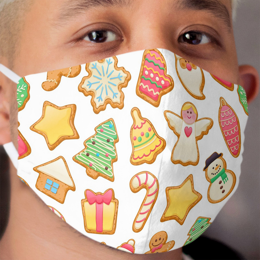 Merry Christmas Art Cloth Face Mask