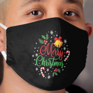 Merry Christmas Happy Family Xmas Matching Gift Cloth Face Mask