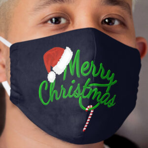 Merry Christmas Team Santa Family Matching Pajamas Cloth Face Mask