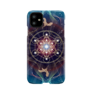 Metatron'S Cube - Merkabah - Peace And Balance Phone Case