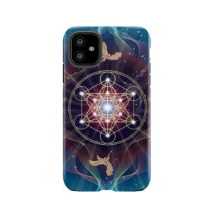 Metatron's Cube - Merkabah - Peace And Balance Tough Phone Case