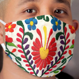 Mexican Flowers Cloth Face Mask
