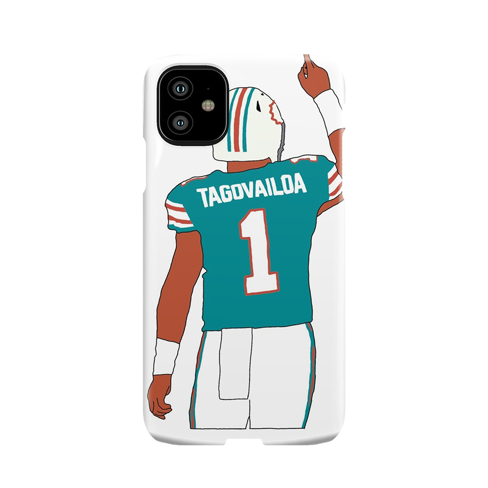 Miami Dolphins Tua Tagovailoa Phone Case