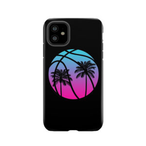 Miami Vice Basketball - Black Tough Phone Case