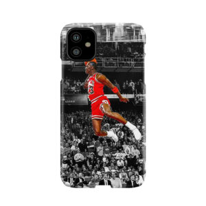 Michael Jordan Dunk Poster Wall Art Canvas | Infamous Free Throw Line Dunk Phone Case