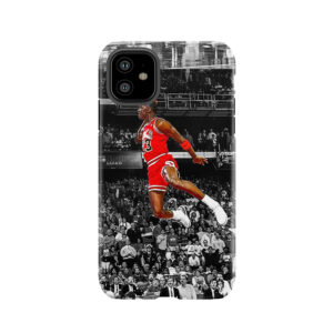 Michael Jordan Dunk Poster Wall Art Canvas | Infamous Free Throw Line Dunk Tough Phone Case