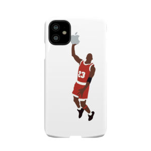 Michael Jordan Dunking An Apple Phone Case